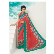 Printed Georgette Designer Saree